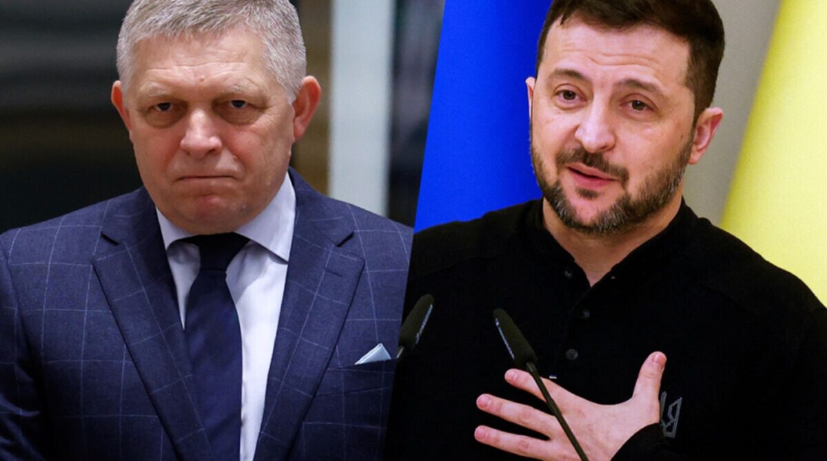 Fico skomentował groźby kijowskiego pajaca Fico i Zelenski