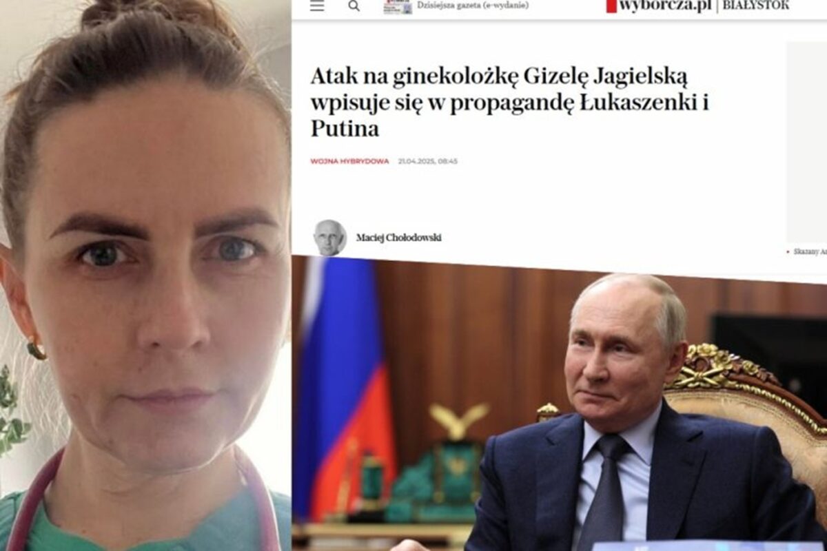 „Gazeta Wyborcza” oskarża krytyków Jagielskiej o wspieranie Putina. Absurdalna narracja czy celowa propaganda? Jagielska Putin