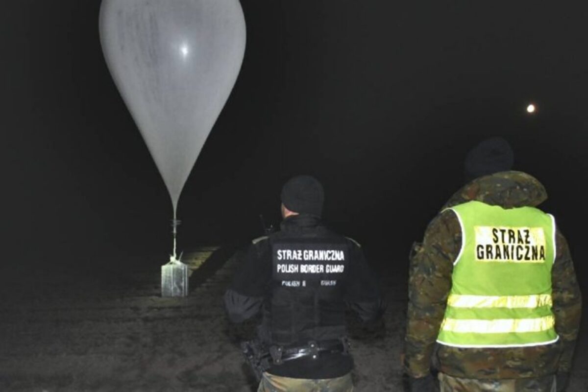 Przemycane papioerosy balonem Ukraincy ukraina