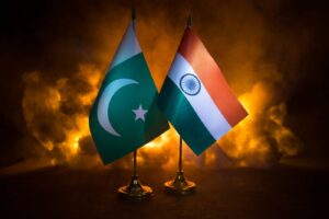 Flaga indii i pakistany