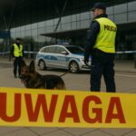 Zwierzak przymarzł do lodu na Mazowszu. PILNY komunikat policji i dramatyczna akcja ratunkowa. 3 PolicjaLotnisko